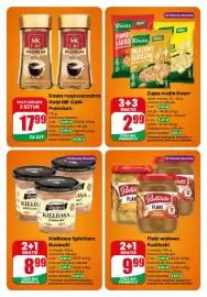 Dino gazetka tydzień 35 Strona 3: Kawa rozpuszczalna Gold MK Café Premium €17,99, Kiełbasa Spichlerz Rusiecki €5,99