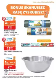 E.Leclerc gazetka Strona 4: Worki na śmieci z taśmą elastyczne Elembal €5,99, Miska nierdzewna €7,99