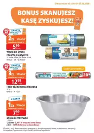 E.Leclerc gazetka Strona 4: Worki na śmieci z taśmą elastyczne Elembal €5,99, Miska nierdzewna €7,99