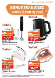 E.Leclerc gazetka Strona 6: Blender Tefal OptiChef HB6418 2w1 €199,99, Mikser Tefal Quickmix HT310138 €110,99