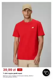 4F gazetka tydzień 35 Strona 12: T-shirt regular gładki męski 4F €39,99