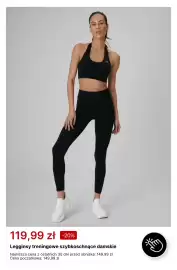 4F gazetka tydzień 35 Strona 3: Legginsy treningowe szybkoschnące damskie 4F €119,99
