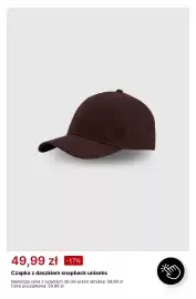 4F gazetka tydzień 35 Strona 6: Czapka z daszkiem snapback uniseks 4F €49,99