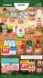 EMMA market gazetka | Mini Strona 1: Serek delikatny waniliowy President €5,99, Serek homogenizowany waniliowy Piątnica €2,59