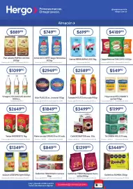 Revista Hergo semana 35 Página 2: Traviata galletitas crackers €849,90, Lucchetti arroz largo fino €749,90
