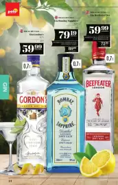 Polomarket gazetka | Alkohole Strona 24: Gin Bombay Sapphire €79,19, Gin Gordon's €59,99