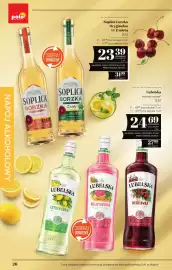 Polomarket gazetka | Alkohole Strona 26: Soplica Gorzka Oryginalna €23,39, Lubelska Wiśniówka €24,69