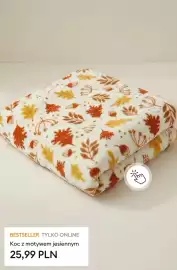 Sinsay gazetka Strona 3: Koc z motywem jesiennym €25,99