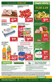 Stokrotka gazetka tydzień 35 Strona 46: Pomidory Daktylowe Czerwone €11,99, Płatki Nestlé €9,99