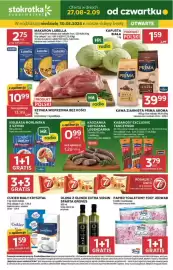 Stokrotka gazetka tydzień 35 Strona 1: Cukier Biały Kryształ €1,59, Kaszanka Gryczana Legendarna Olewnik €0,99