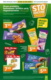 Stokrotka gazetka tydzień 35 Strona 30: Rogalik Milka Choco Croissant €3,99, E.Wedel Biszkopty Wedlowe €5,99