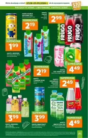 Stokrotka gazetka tydzień 35 Strona 33: Napój Tymbark Vege €2,19, Napój Minecraft €3,99