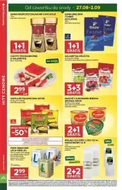 Stokrotka gazetka tydzień 35 Strona 6: Ciasto Truskawkowe z Galaretką Bison €2,99, Zupka błyskawiczna Vifon