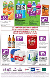 Stokrotka Express gazetka tydzień 35 Strona 6: Piwo bezalkoholowe Lech limonka z miętą €4,99, Napój izotoniczny 4Move €3,49