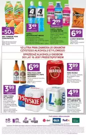 Stokrotka Express gazetka tydzień 35 Strona 6: Piwo bezalkoholowe Lech limonka z miętą €4,99, Napój izotoniczny 4Move €3,49