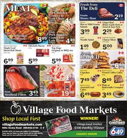 Village Food Markets flyer week 35 Page 4: Castello assorted cheese slices €5,00, Maple Leaf Top Dogs €5,99
