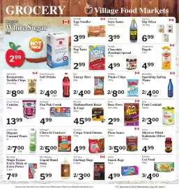 Village Food Markets flyer week 35 Page 2: No Yolk egg noodles €3,99, Dare Bear Paws €2,99