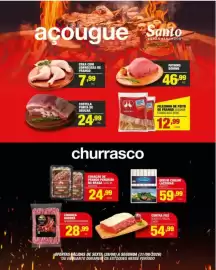 Catálogo Santo Supermercados Página 3: Coração de frango perdigão na brasa €24,99, Queijo de coalho lactopar espeto €59,99