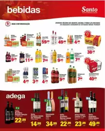 Catálogo Santo Supermercados Página 8: Vodka Smirnoff €49,99, Licor Golik Chocolate Belga €59,99