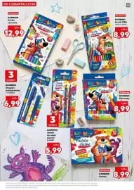 Kaufland gazetka tydzień 35 Strona 17: Bambino Długopis wymazywalny + 2 wkłady €6,99, Bambino Kredki MB4 różne rodzaje €8,99