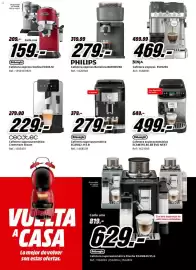 Folleto MediaMarkt Página 16: Philips cafetera express baristina bar300/60 €279,00