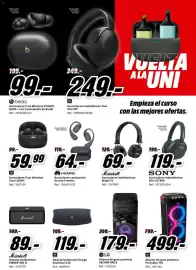 Folleto MediaMarkt Página 18: LG altavoz de gran potencia xboom rnc5 €179,00