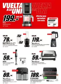 Folleto MediaMarkt Página 19: Moulinex freidora saludable ez855d €69,00, Cosori freidora de aire dual blaze twinfry €189,00