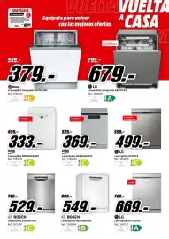 Folleto MediaMarkt Página 21: Beko lavavajillas bdfn26640xc €369,00, Bosch lavavajillas sms4emw06e €549,00
