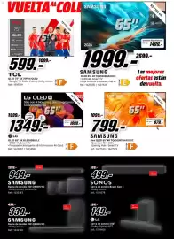 Folleto MediaMarkt Página 31: Lg oled 65" 4k oled65b6elc €1.349,00, Samsung neo qled 65" 4k tq65qn70hauxxc €799,00