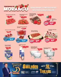 Catálogo Supermercados Savegnago Página 12: Torta ou Tortinha de Morango €7,89, Espeto de morango com chocolate €13,90