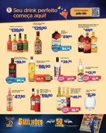 Catálogo Supermercados Savegnago Página 2: Whisky Johnnie Walker Blonde €49,90, Vodka orloff €27,95