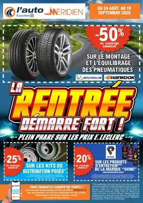 Catalogue E.Leclerc L'Auto (valable jusqu'au 19-09)