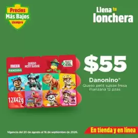 Folleto Bodega Aurrerá Página 2: Danonino - queso petit suisse fresa manzana €55,00