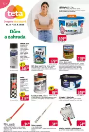Teta leták Strana 1: Štětec zapanty €34,90, Severochema ředidlo s 6006 €99,90