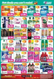 Your Discount Chemist catalogue Page 23: Palmolive Liquid Handwash 250ml Varieties €1,99, Clean Scene Perforated Wipes €4,99