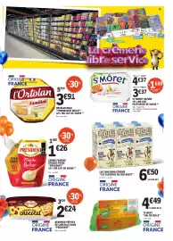 Catalogue E.Leclerc | CATALOGUE ANNIVERSAIRE page 15: 18 oeufs €4,49, St moret - nature 18% mg lait pasteurise de vache €3,37