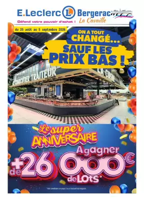 E.Leclerc | CATALOGUE ANNIVERSAIRE (valable jusqu'au 5-09)