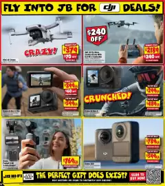 JB Hi-Fi catalogue Page 10: Osmo Pocket 4 4K 3-Axis Gimbal €769,00, Osmo Action 4 €299,00
