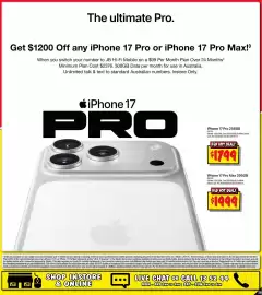 JB Hi-Fi catalogue Page 25: IPhone 17 Pro €1.799,00