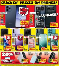 JB Hi-Fi catalogue Page 28: TCL 605 €184,00, TCL 60 NXTpaper €299,00