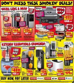 JB Hi-Fi catalogue Page 33: Geranica 6-In-1 Slushy & Soft Serve Maker €149,00, Meater Pro €199,00