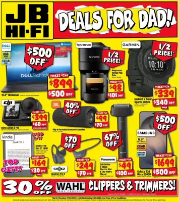 JB Hi-Fi (valid until 9-09)