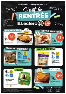 E.Leclerc | RENTREE HYPER (valable jusqu'au 5-09)