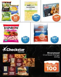 Check Star catalogue Page 4: Sea Harvest Fish Cakes €42,99, Natures Garden MixVeg/Peas/Sweetcorn €80,00