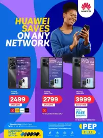 PEP catalogue Page 16: Huawei Nova Y63 €2.499,00, Huawei Nova Y74s €2.799,00