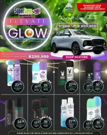 Super Save catalogue Page 1: Shower to Shower Deodorant €27,99, Status Roll on €30,00
