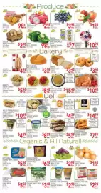 Ingles Markets weekly ad week 35 Page 2: Cascadian Farm organic sweet peas €3,48, Golden Russet Potatoes €2,98