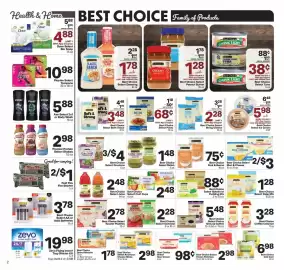 Harp's Market weekly ad week 35 Page 2: Best Choice Select Fruit Cups €2,48, Best Choice select relish €1,48