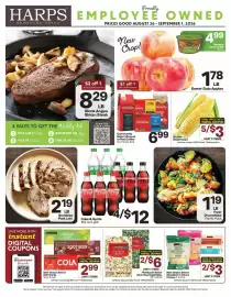 Harp's Market weekly ad week 35 Page 1