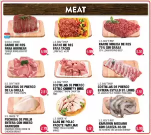 Carnicerias Jimenez weekly ad week 35 Page 1: Family pack chicken wings €2,51, Harrison whole bone in chicken breast €2,79